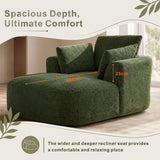SOFTY Compressed Indoor Lounge Sofa Chair - Green