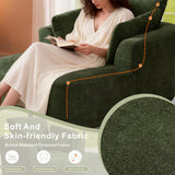 SOFTY Compressed Indoor Lounge Sofa Chair - Green