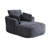 SOFTY Compressed Indoor Lounge Sofa Chair - Grey