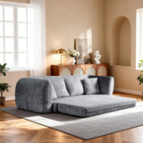 SOFTY Compressed Pull-Out Sofa Bed - Grey