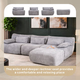 SOFTY Modular Compression Sofa Set (Chaise Combination)