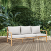 SOLARA Solid Wood 3-Seater Sofa