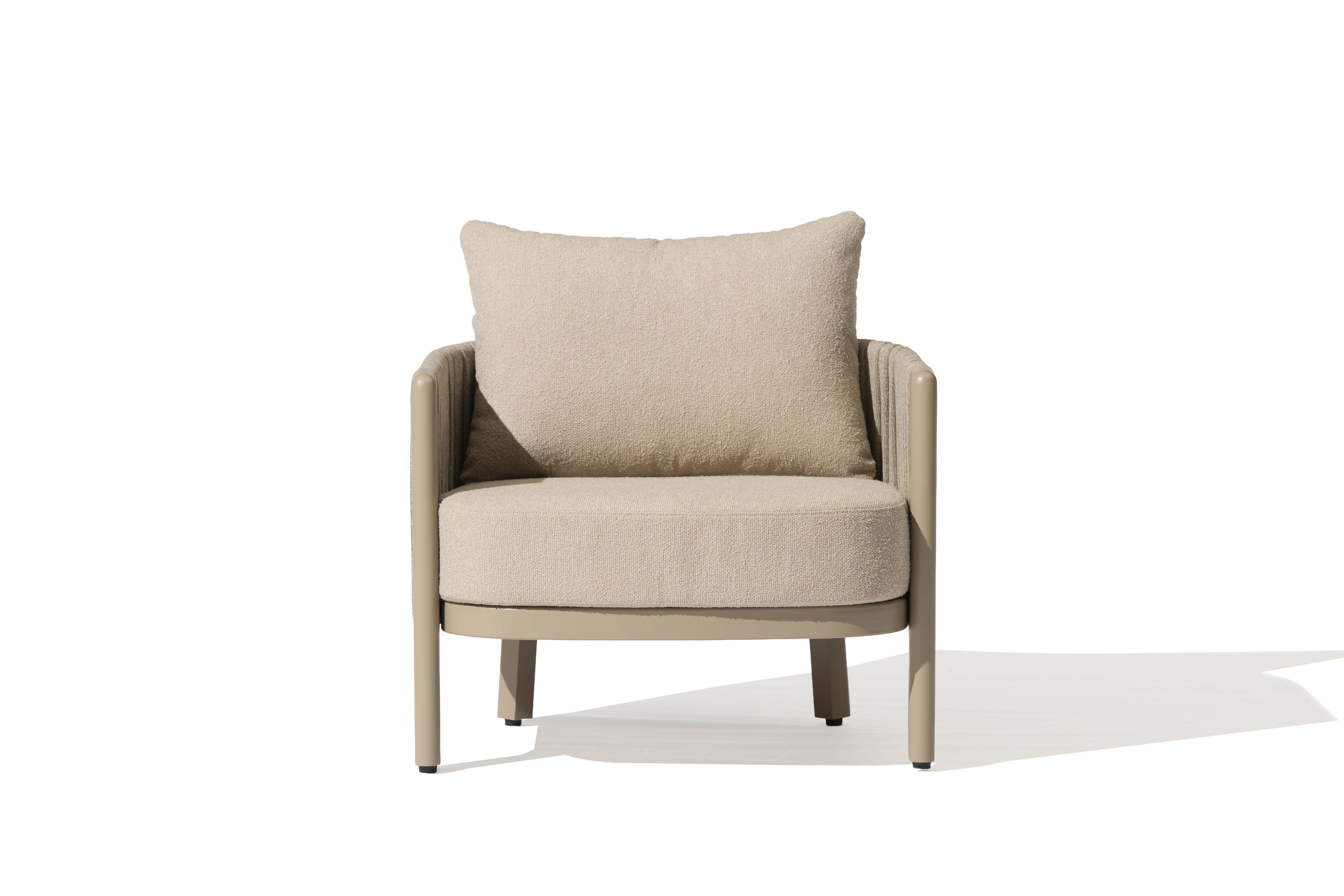 Sedona Outdoor Armchair – Aluminum Frame Lounge Chair with Cushions