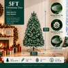 Snow-Dusted Green Artificial Christmas Tree