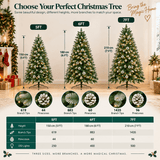 Snow-Dusted Green Artificial Christmas Tree