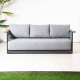 TALARA Aluminium 3-Seater Outdoor Sofa