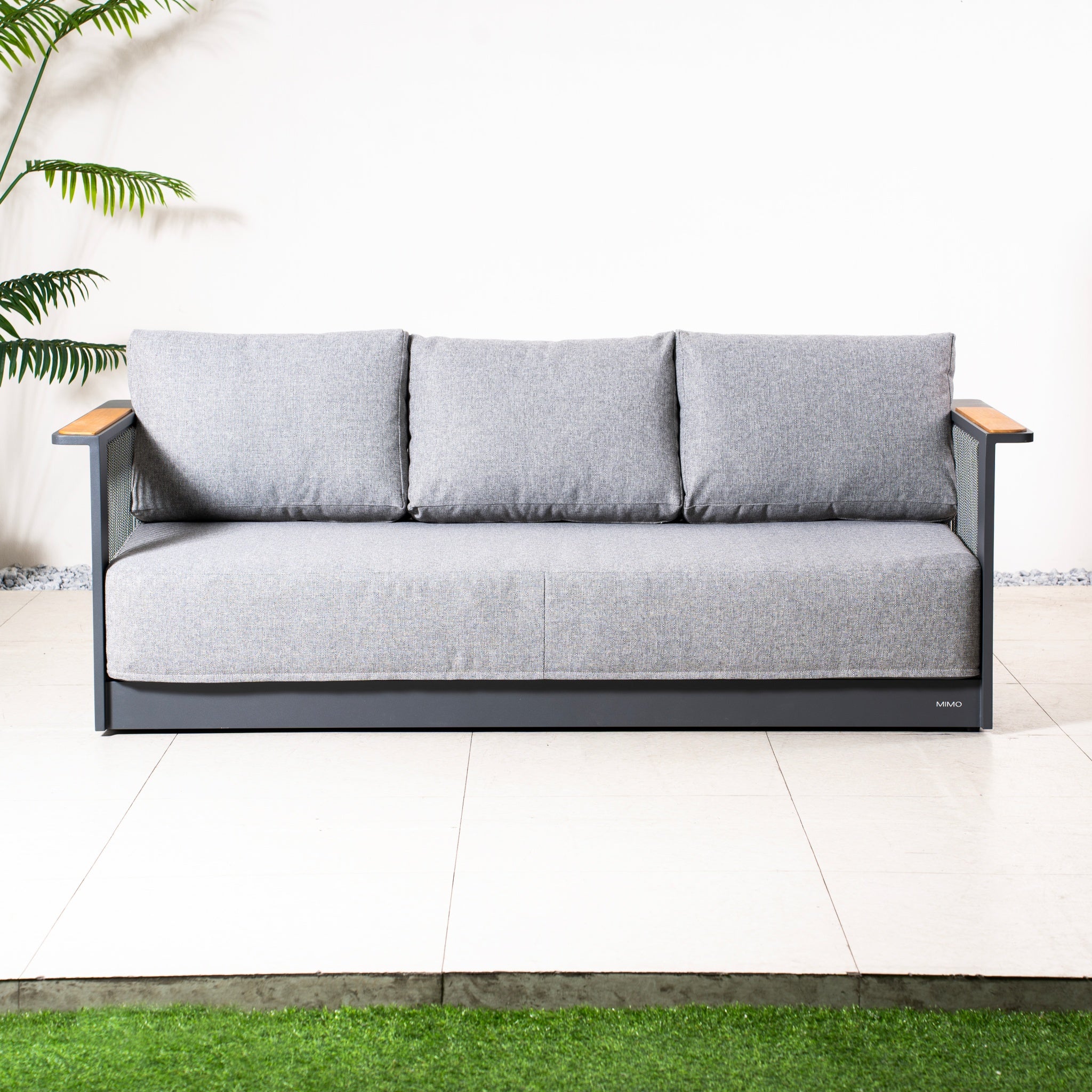 TALARA Aluminium 3-Seater Outdoor Sofa