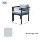 TALARA Aluminium Outdoor Dining Chair