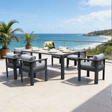 TALARA Aluminium Outdoor Dining Set (6-Seater)