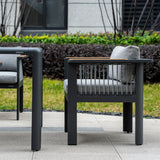 TALARA Aluminium Outdoor Dining Set (6-Seater)