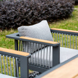 TALARA Aluminium Outdoor Dining Set (6-Seater)
