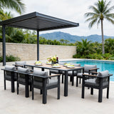 TALARA Aluminium Outdoor Dining Set (8-Seater)