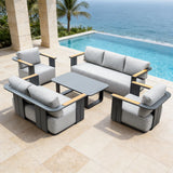 VAREL 5-Piece Sofa Set with TALARA Coffee Table (Full Set)