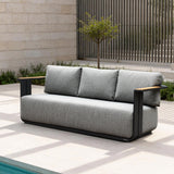 VAREL Aluminium Outdoor 3-Seater Sofa