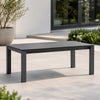 ARVE Aluminium Outdoor Coffee Table with Ceramic Glass Top