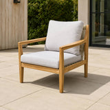 SOLARA Solid Wood Outdoor Single Sofa (Set of 2)